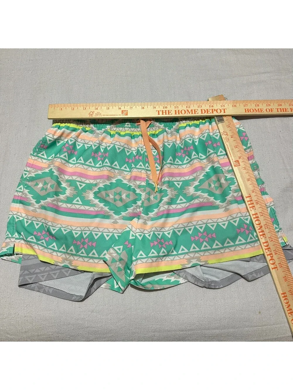 Chubbies Swim Green Men Large Multicolor Aztec 4